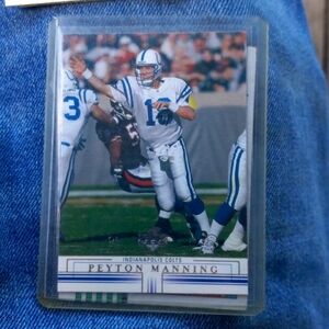Peyton Manning football trading card